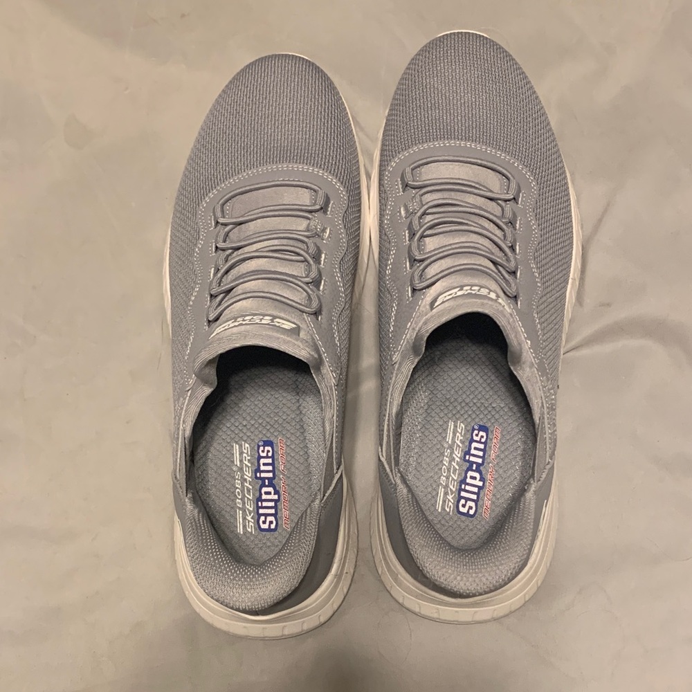 Skechers Men's Gray Slip-Ins Sneakers